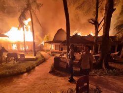 Hotel Oceano Jambuluwuk Terbakar, Puluhan Kamar Ludes Terbakar