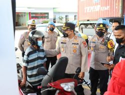 Kapolres Lobar Monitoring Pendistribuaisan BBM Bersubsidi Masih Normal