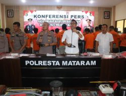 81 Kasus Dari 137 Kasus Hasil Operasi Jaran Rinjani Diselesaikan Dengan “RJ” Oleh Polresta Mataram
