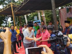 Rangkaian HUT TKSK Ke- 13 Di Desa Aik Bukak Terjunkan Polsek BKU dan Koramil