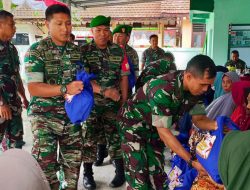 Dandim Loteng Dampingi Danrem 162/WB Baksos Dan Touring Ke Tujuh Wilayah Koramil