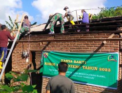 Respon Cepat, Dandim Loteng Realisasikan Ronovasi Rumah Penerima Beasiswa Di Jago