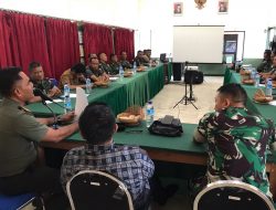 Mantabkan Turnamen Voli Danrem Cup 2023, Dandim Loteng Pimpin Rapat Panita