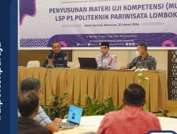 Poltekpar Lombok Terapkan SE BNSP tahun 2024