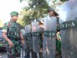 Jelang Pilkada Serentak Kodim 1620/Loteng Gelar Pasukan