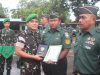 Dandim 1620/Loteng Pimpin Korps Raport Lima Anggota Purna Tugas