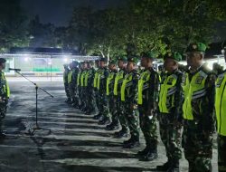 Kerahkan Kekuatan Personil Kodim 1620/Loteng Gelar Patroli Skala Besar