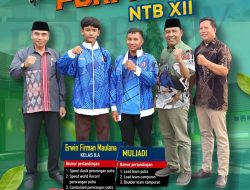 Atlet Panjat Tebing dari MTsN 6 Lombok Tengah Perkuat Kontingen di Porprov NTB